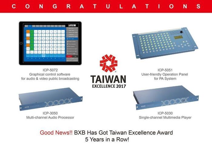 BXB 卡訊電子 榮獲2017台灣精品獎（聯合  財經網）圖片