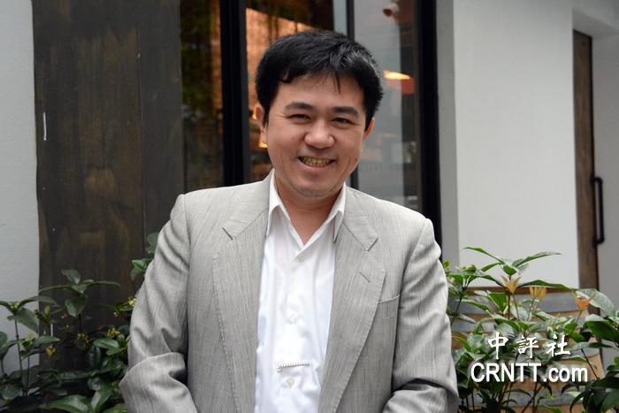 馬群傑表示，兩岸累積互信要你進一步，我也進一步。（中評社 趙家麟攝）圖片