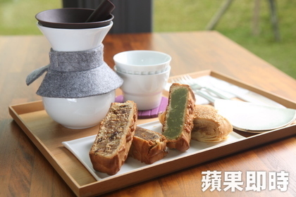 漢餅套餐是有獨特的玫瑰蜜香紅茶，搭佐4款招牌漢餅。圖片